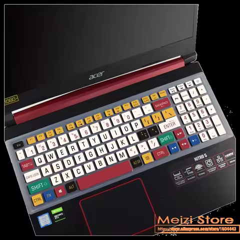 Silicone Laptop Keyboard Cover skin for Acer Aspire Nitro 5 AN515-55 AN515-54 AN515-44 AN515-44 15.6