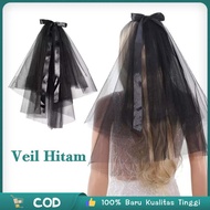 Veil Akad Veil Black Bridal Veil Wedding Veil Black Bridal Veil