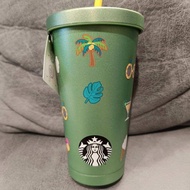 Starbucks Tropical Cold Cup Stainless Steel 18oz