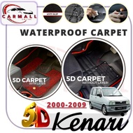 Perodua Kenari 2000-2009 5D Carpet Car Mat Floor Mat OEM Karpet Kereta Waterproof Anti Slip Mat