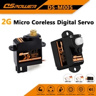 DSPOWER 2G Micro Servo Mini Waterproof Metal/Plastic Gear Digital Servo For RC Mini Car Fixed-wing P