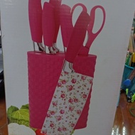 Free delivery - Giacomo knife decorated stainless steel  knife set - ready stock