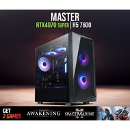 INVADER MASTER M15 | RTX 4070 SUPER | Ryzen 5 7600 GAMING DESKTOP