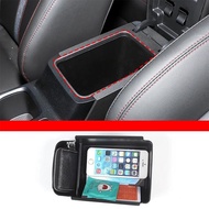 For 2024 Chevrolet Seeker trax black ABS car styling car armrest box storage box mobile phone tray c