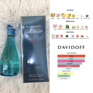Dav*doff Cool Water Eau de Toilette For Men Spray 125ml/Cool Water For Women 100ml น้ำหอมผู้ชาย/น้ำห