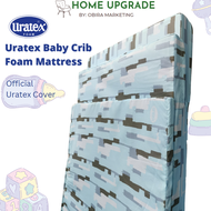 Sunny Home Original Uratex Foam Mattress (24x40) Akeeva, Apruva Baby Crib Infant Playpen with Free Uratex Cotton Cover