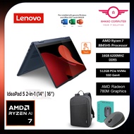 Lenovo IdeaPad 5 14AHP9 83DR0009MJ 14'' WUXGA Touch 2-In-1 Laptop ( Ryzen 7 8845HS, 16GB, 512GB SSD,