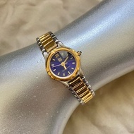 GIVENCHY 紀梵希 瑞士製 少見藍色錶盤 石英錶 古董錶 vintage