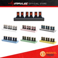 Marvel Tribe IPS Mini Desktop LED Clock - Blue / Green / Pink / Silver / White / Yellow / Nixie PRO 