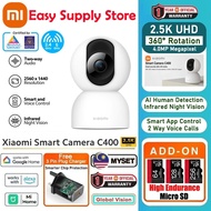 MYSET Xiaomi CCTV Smart Security Camera C400 4MP 2.5K | 360 | Wi-Fi 2.4G 5G | AI Human Detection Sma