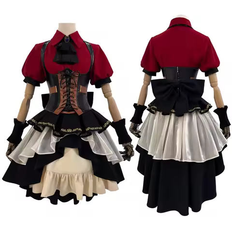 HOLOUN BanG Dream Ave Mujica Anime Sakiko Togawa Oblivionis Cosplay Costume Skirt Shirt Corset Glove