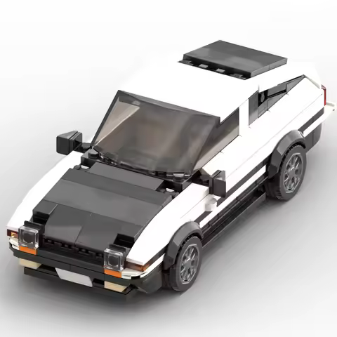 2026 New 8-Wide Racing Car Set, AE86 Porsche 911 Ferrari Aston Martin, Creative Building Blocks Toys