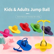 Hopping Ball Bola Lompat Kids Adult Mainan Senaman Kanak‑Kanak 80kg Max Load Balance Training Toy An