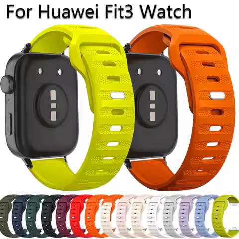Silicone Strap For Huawei Watch Fit 3 Sports Watchband Bracelet Correa For Huawei Watch Fit 3 Smartw