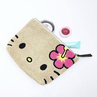 🩵From Japan Sanrio Cosmetic Bag Hello Kitty Pattern Tanned Skin (Sunburn series)