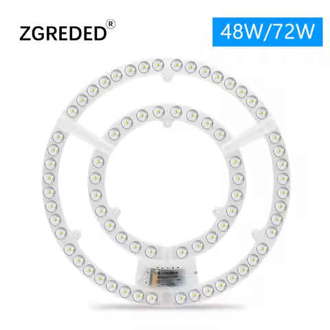 Led Panel 220V Ceiling Light Replacement Led Module 72W Round Circle Light Panel Board 6000K/4000K M