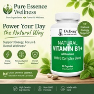 Allithiamine Vitamin B1 Plus B Complex Dr.Berg High Bioavailability Energy Nerve Health 60 Caps