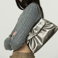 y2k Shoulder Bag Silver