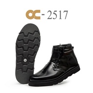 Genuine Leather Men's PDH Service Shoes