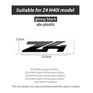 เหมาะสำหรับ G29ตัวอักษรด้านหลัง M40I Z4สีดำมันวาวสัญลักษณ์3D Stereoscc