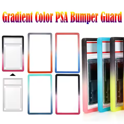 35PT Graded Card Slab Gradient TPU Bumper Case Guard Card Brick Bumper Case Shock Absorption Protect