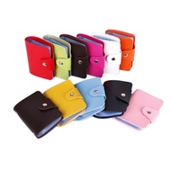 Leather Card Holder Wallet 24 Slots