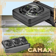 CMAX Fish Tank Cooling Fan, Silent Reduce Water Temperature Aquarium Fan, Durable Adjustable Marine Pond Accessories 1/2/3/4 Fan Set Fish Tank Cooler