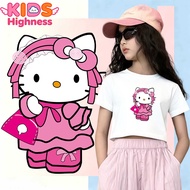 (24 Hours Delivery) Cotton 1 In 2026! Girls Short Sleeve T-Shirt Print K71