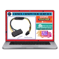 24 Pin to 8 Pin ATX PSU Power Adapter Cable for DELL Optiplex 3020 7020 9020 Precision T1700 (30cm)