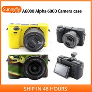 Sunnyfly Soft Silicone A6000 Camera case Armor Skin Protector case for Sony Alpha 6000 A6000 Camera 