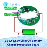 1~5 PCS 1S 5A 3.65V LiFePO4 Battery Charge Protection Board 18650 32650 Battery Packs LiFePO4 PCB Wi