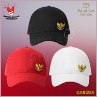 Petal Art Studio Baseball cap GARUDA indonesia 17 August tumblr Thick Premium quality fabric