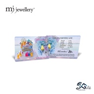 MJ Jewellery 5G Gold Collection 999.9/24K Happy Birthday Series Gold Bar F34 (0.1g)