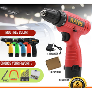 12V Cordless Drill Screwdriver With Battery Li-Ion Gerudi Tanpa Wayar