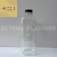 1 liter Kick Bottle 1 Liter Square Kale Bottle/ Aluminum Cap