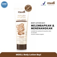 Moell Baby Body Lotion 185gr 80gr - Body Lotion for Sensitive & Dry Skin - Daily Use Baby Moisturize