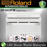 Roland DP603 PW 88 Keys Digital Home Piano with SuperNatural Technology (DP 603PW)