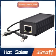 POE Power Supply Network Card POE to USB-C Network Card POE Network Card 5V 9V Adaptive USB-C Networ