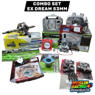 HONDA EX5 DREAM CYLINDER HEAD BLOCK RACING SPEC , 53MM JET 3MM FULL SET