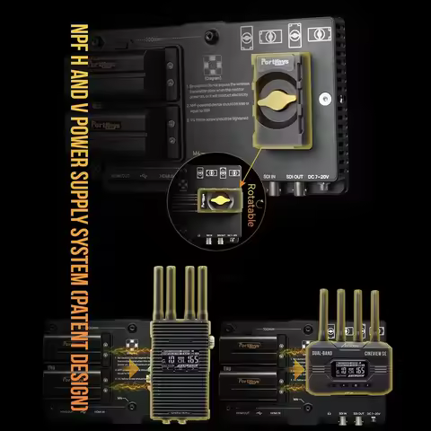 Portkeys HS8 8" 3D LUT Camera Field Monitor 1000nit High Brightness 3G-SDI/4K-HDMI HD Display Mointo