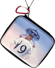 Football Trading Card Box, Hard Shell Football Card Storage Box, Card Box, Card Holder, Carry Bag, C