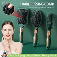 🇸🇬Salon Anti Static Massage Combs Hair Brushes Scalp Volume air Cushion Comb airbag Comb/Detangle Ha