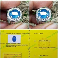 ROYAL BLUE SAFIR CEYLON SAPPHIRE SRILANKA