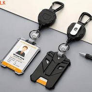 Retractable Badge Holder And Heavy Duty Badge Keychain With Belt Clip ID Card Holder<LK4.16>