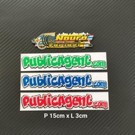 Stiker cutting public agent Terbaru Hss