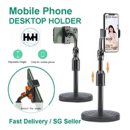 [SG SELLER] Multi-functional Mobile Phone Desk Stand Adjustable Universal Mobile Phone Holder Strong Phone Stand 360 Rot