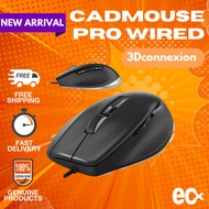 3Dconnexion CadMouse Pro Wired (3DX-700080) – 7200 DPI Optical Mouse for CAD Professionals
