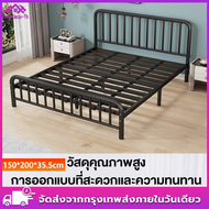Bed Steel Bed Sleeping Bed Steel Bed Frame Modern Style Bed 4 Feet 5 Feet 6 Feet
