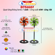 Quạt Đứng Thân Sắt F32 Senko DTS1607 (Công suất 65w_Lồng Sắt) - DTS1609 (Công Suất 60w_Mạ Crom) - Hà