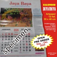 Kalender jayabaya 2025 - 2026 primbon Jawa jaya baya
